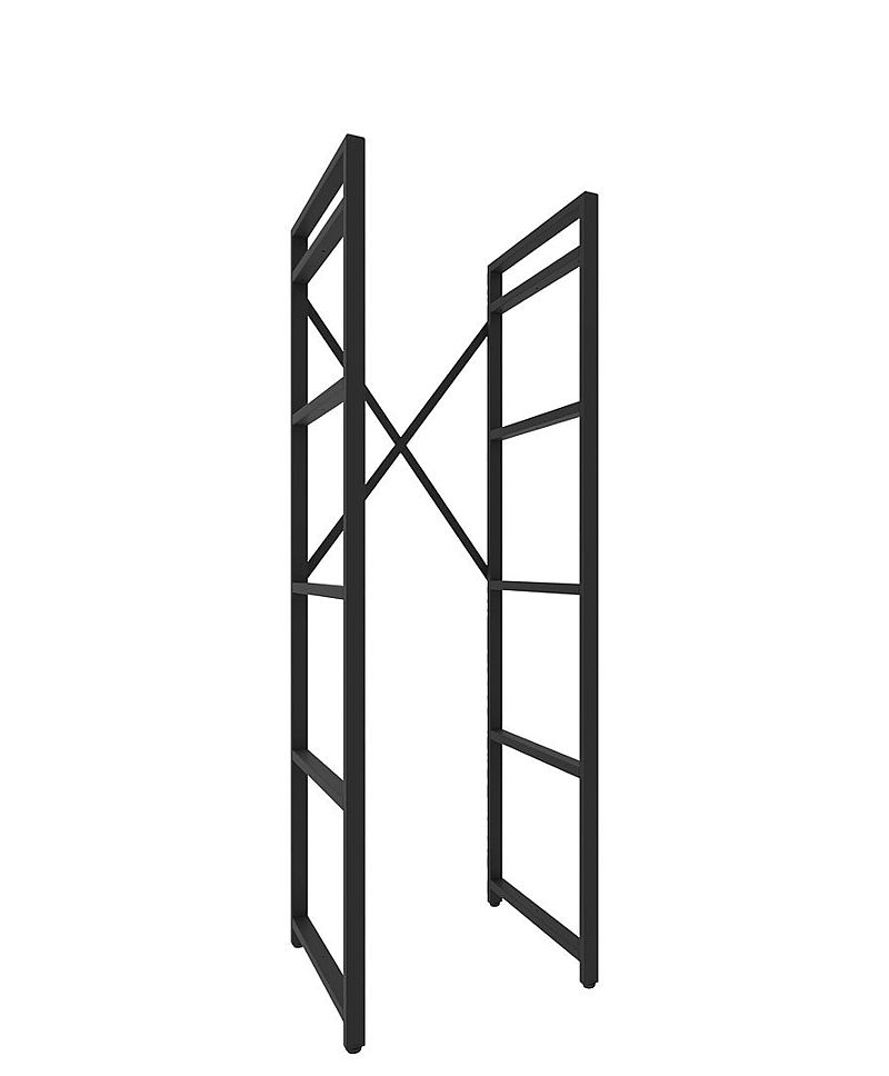 Каркас для стеллажа Микс 45×44×154,5&nbsp;см, чёрный